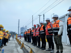 第三分公司党总支副书记、执行总经理张学伟莅临G60项目开展带班检